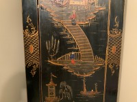 A chinoiserie decorated floor standing corner cabinet Image 2