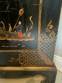 A chinoiserie decorated floor standing corner cabinet Image 6
