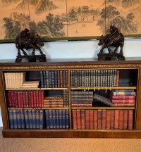 A regency rosewood open bookcase Image 1