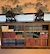 A regency rosewood open bookcase