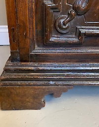An Italian carved walnut cabinet Image 8