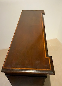 Mahogany open bookcase Image 5