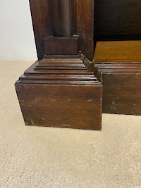 Mahogany open bookcase Image 6