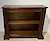 Mahogany open bookcase