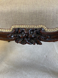 A large rosewood side chair Image 4