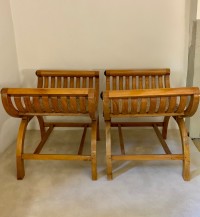 A large scale pair of window seats Image 4