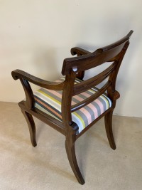 A pair of elm carver chairs Image 9