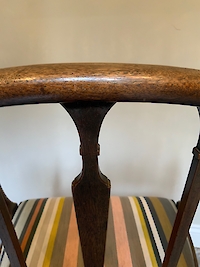 Georgian mahogany elbow chair Image 5