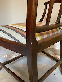 Georgian mahogany elbow chair Image 9