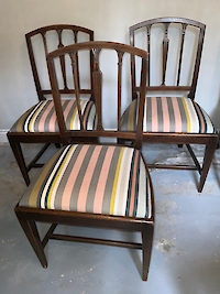 Six Georgian dining chairs Image 8