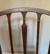 Six Georgian dining chairs Image 3