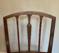 Six Georgian dining chairs Image 4