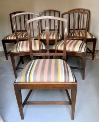 Six Georgian dining chairs Image 1