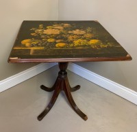 A decorative mahogany based occasional table Image 2
