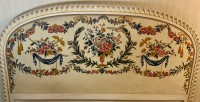 A king size polychrome and parcel gilt bed Image 9