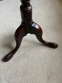 A mahogany tripod wine table Image 4