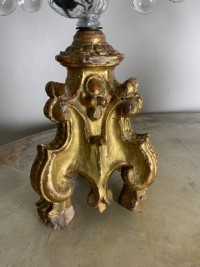 A pair of giltwood candelabra Image 7