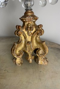 A pair of giltwood candelabra Image 8