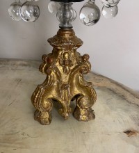 A pair of giltwood candelabra Image 9