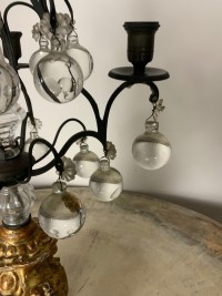 A pair of giltwood candelabra Image 4