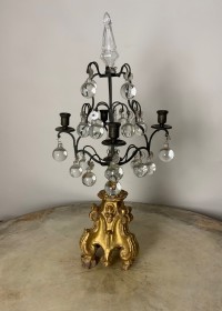 A pair of giltwood candelabra Image 6