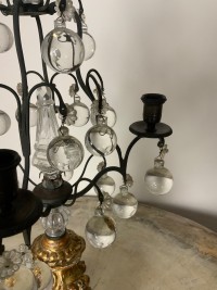 A pair of giltwood candelabra Image 5