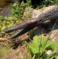 An oceanic art crocodile Image 9