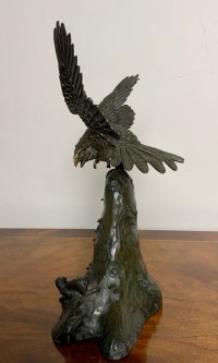 Japanese bronze sculpture Image 5