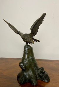 Japanese bronze sculpture Image 3
