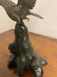Japanese bronze sculpture Image 4