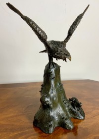 Japanese bronze sculpture Image 2