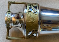 Large chrome plated Art Nouveau urn Image 9