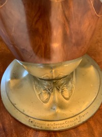 Large chrome plated Art Nouveau urn Image 6