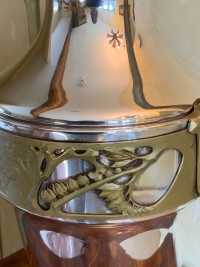 Large chrome plated Art Nouveau urn Image 7