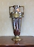 Large chrome plated Art Nouveau urn