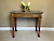 Marble topped mahogany console table