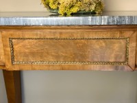 Marble topped mahogany console table Image 9