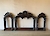 Set of 3 carved oak frames