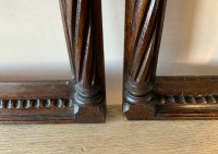 Set of 3 carved oak frames Image 3