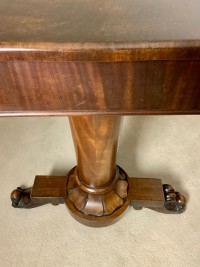 Two drawer mahogany writing table Image 3
